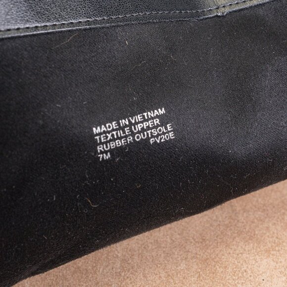 Michael Kors Women Black Fabric Vegan MK Logo OTK Fashion Boots sz 7 - Picture 7 of 10